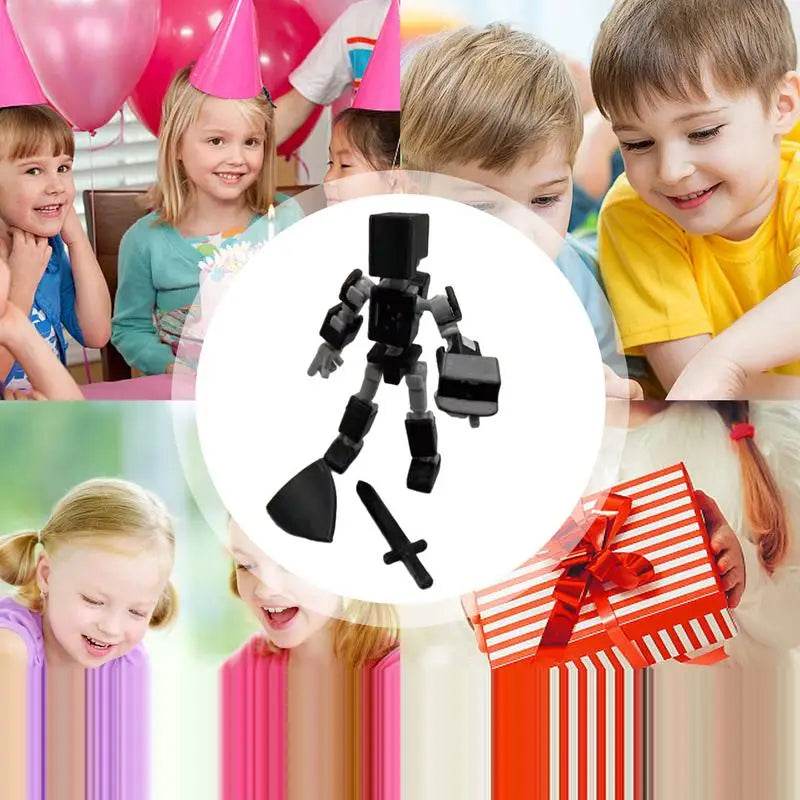 Multi Joint Movable Robot 3D Printed Desk Toy Figure - ToylandEU