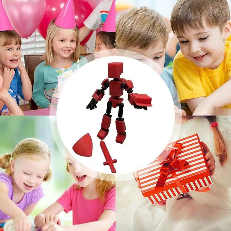 Multi Joint Movable Robot 3D Printed Desk Toy Figure - ToylandEU