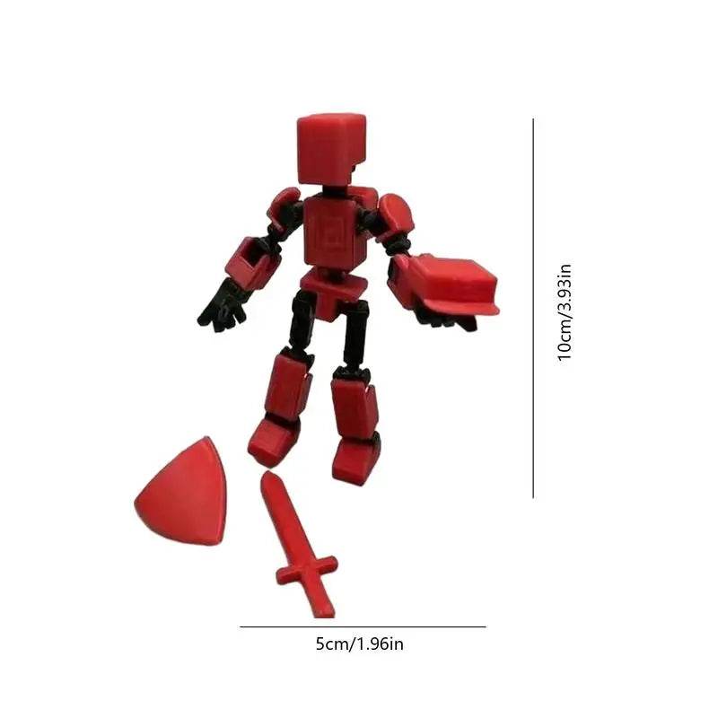 Multi Joint Movable Robot 3D Printed Desk Toy Figure - ToylandEU