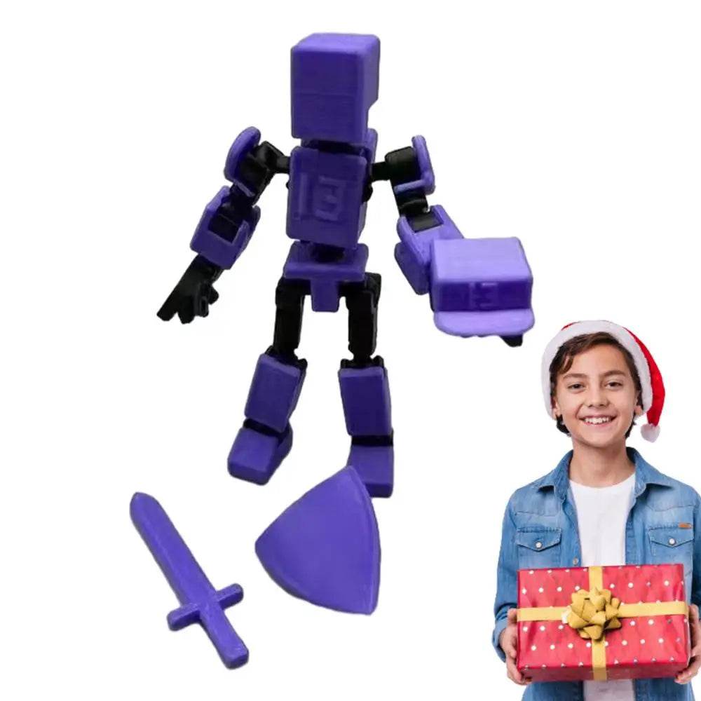 Multi Joint Movable Robot 3D Printed Desk Toy Figure - ToylandEU