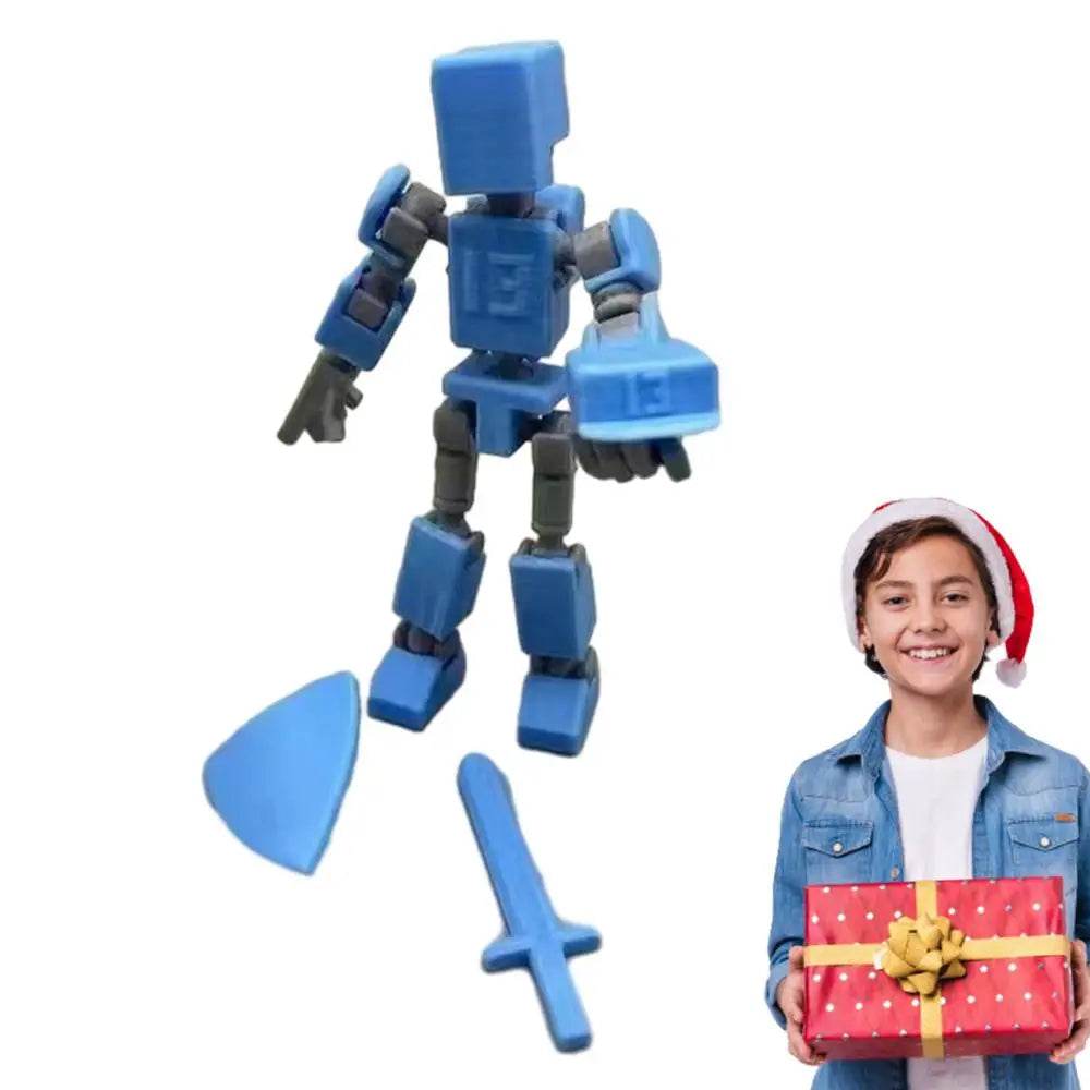 Multi Joint Movable Robot 3D Printed Desk Toy Figure - ToylandEU