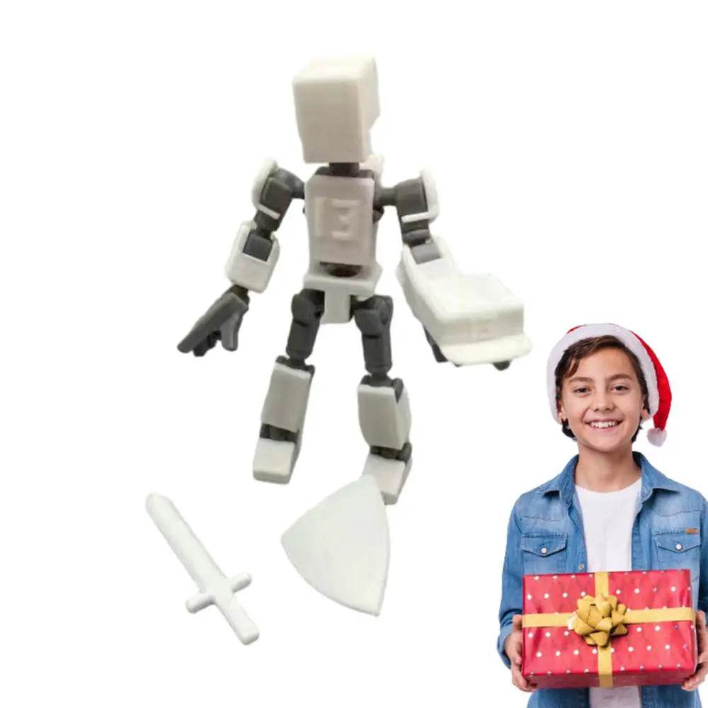 Multi Joint Movable Robot 3D Printed Desk Toy Figure - ToylandEU