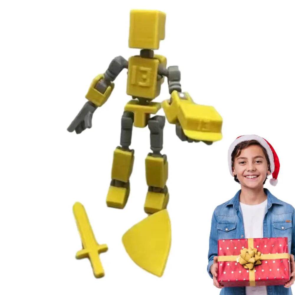 Multi Joint Movable Robot 3D Printed Desk Toy Figure - ToylandEU