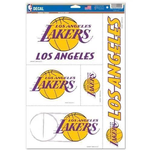 Los Angeles Lakers Decal 11x17 Multi Use 5 Piece Set -  ToylandEU™