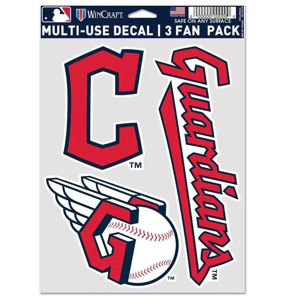  Cleveland Guardians Decal 3 Pack Multi Use Fan Set -  ToylandEU™
