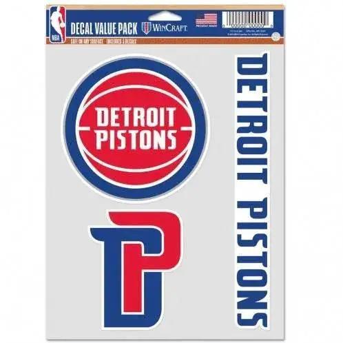  Detroit Pistons Decals 3 Pack Multi Use By Wincraft -  ToylandEU™