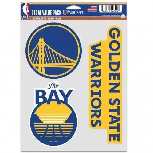  Golden State Warriors Decal Set 3 Pack Multi Use Decals -  ToylandEU™