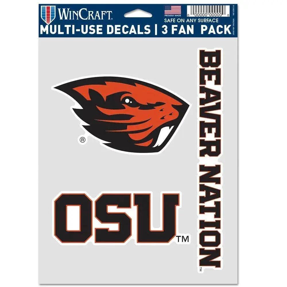  Oregon State Beavers Decal 3 Pack Multi Use Indoor Outdoor -  ToylandEU™
