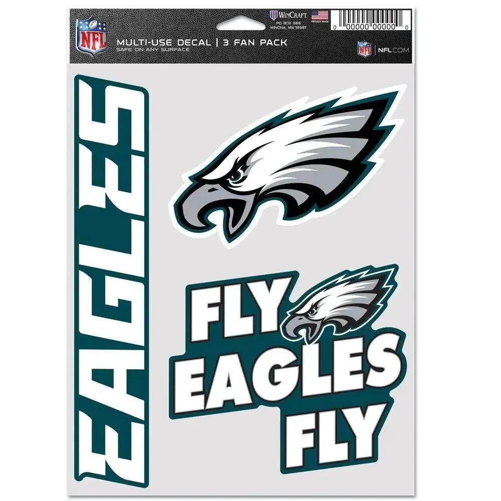  Philadelphia Eagles Decals 3 Pack Multi Use Indoor Outdoor -  ToylandEU™