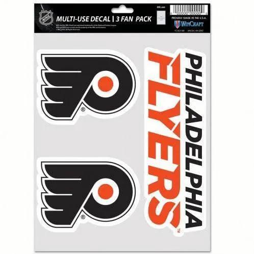  Philadelphia Flyers Decals 3 Pack Multi Use Indoor Outdoor -  ToylandEU™