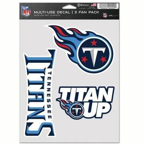 Tennessee Titans Decal Set 3 Pack Multi Use Indoor Surfaces -  ToylandEU™