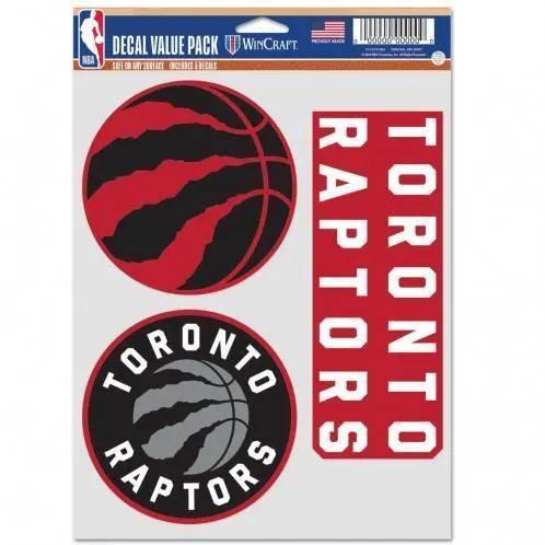  Toronto Raptors Decal 3 Pack Multi Use Fan Designs Set -  ToylandEU™