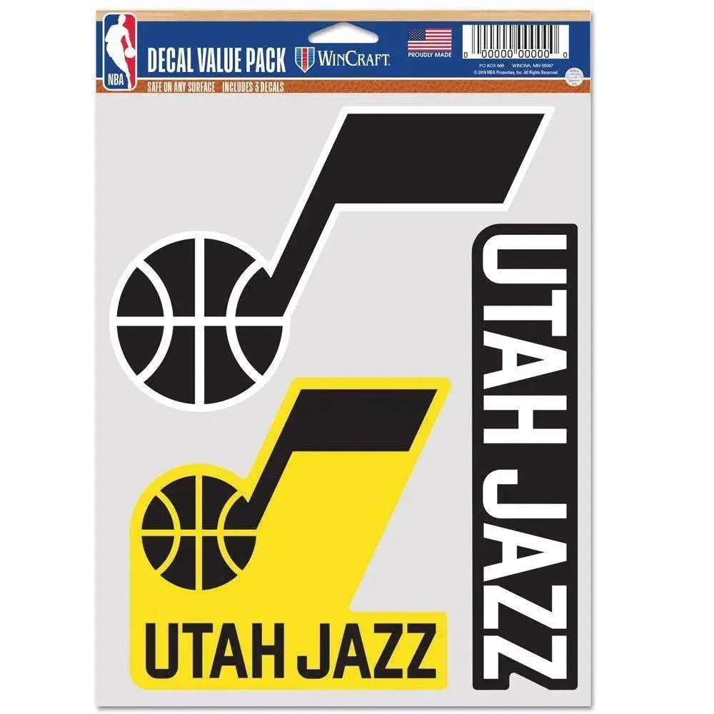  Utah Jazz Removable Decals Multi Use Fan 3 Pack Sheet -  ToylandEU™