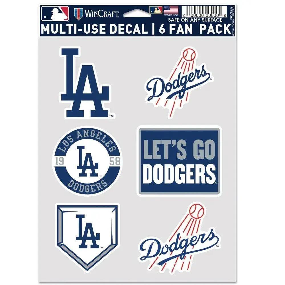  Los Angeles Dodgers Multi Use Fan Decal 6 Pack Set -  ToylandEU™