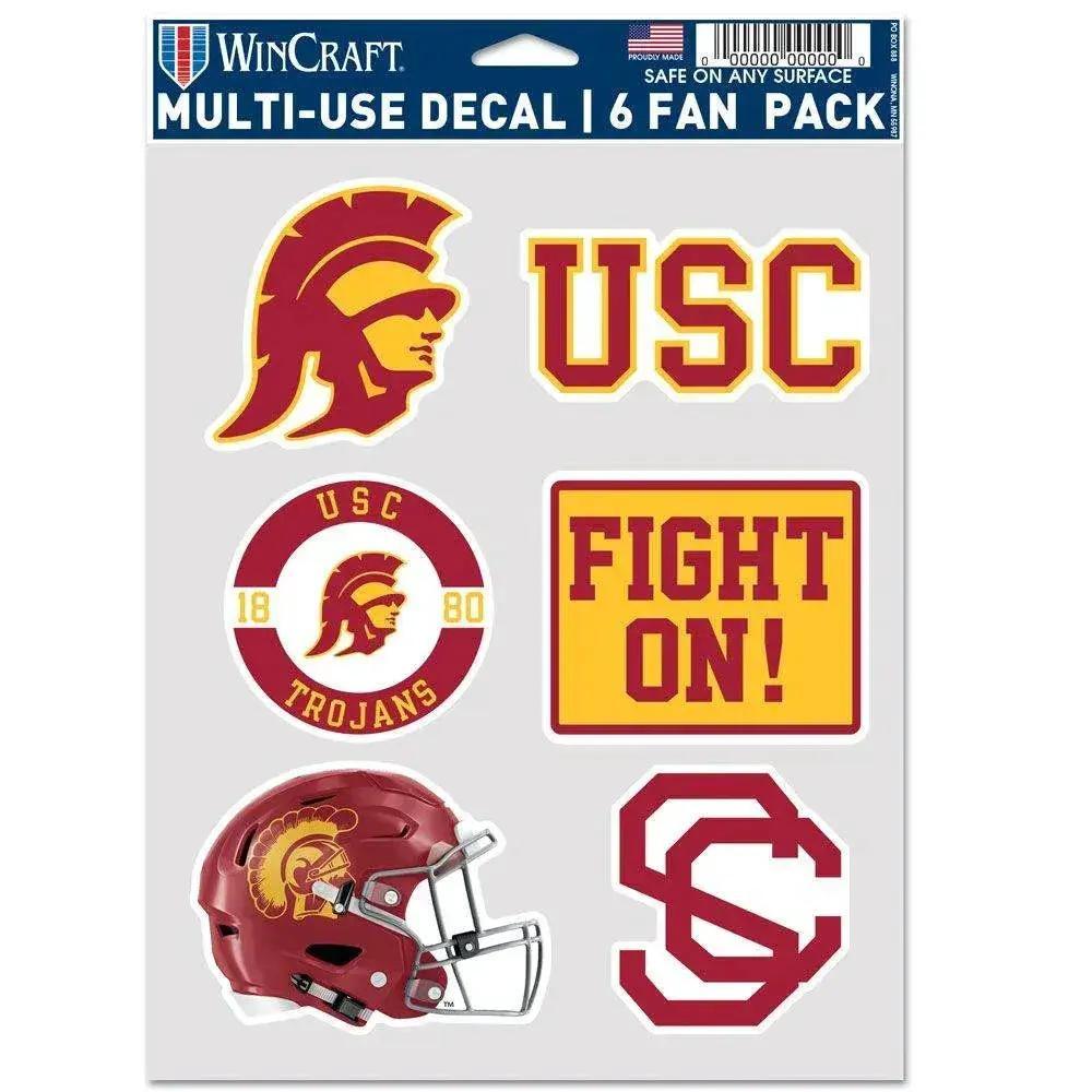  USC Trojans Decal Multi Use Fan 6 Pack For Surfaces -  ToylandEU™