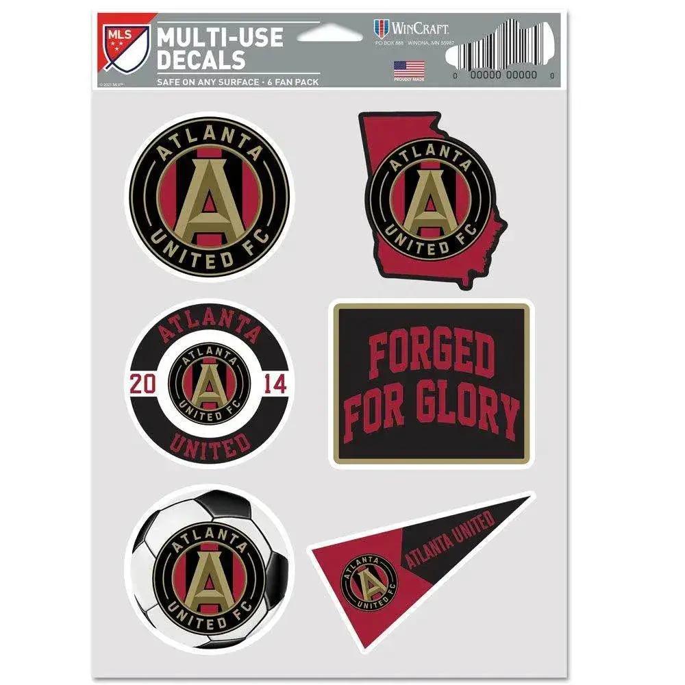  Atlanta United FC Six Pack Decal Set Multi Use Fan Decals -  ToylandEU™