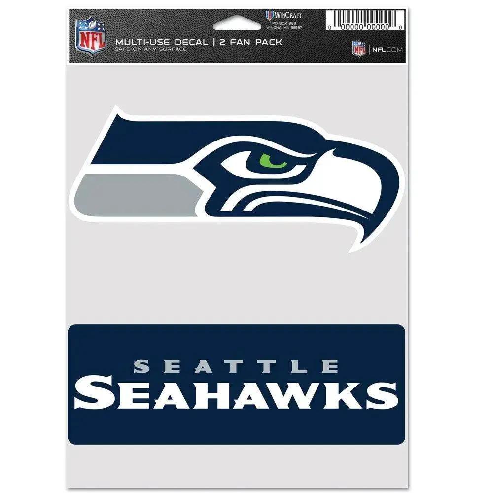 Seattle Seahawks Decal Set Two Pack Multi Use Fans Official -  ToylandEU™