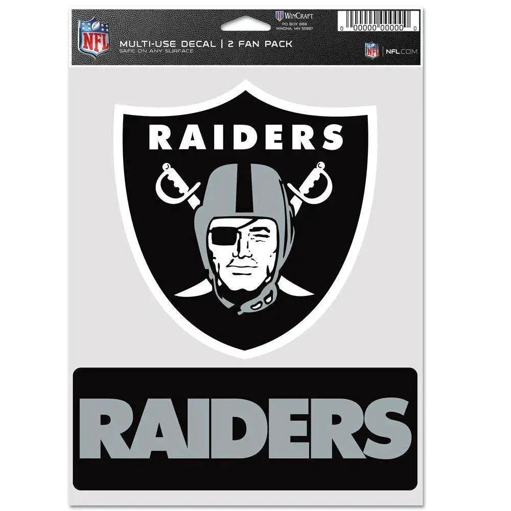  Las Vegas Raiders Fan Decal Pack for Multiple Surfaces -  ToylandEU™