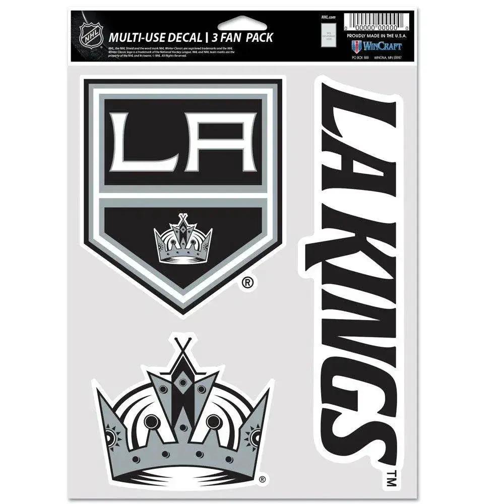  Los Angeles Kings Removable Decals Multi Use Fan 3 Pack -  ToylandEU™