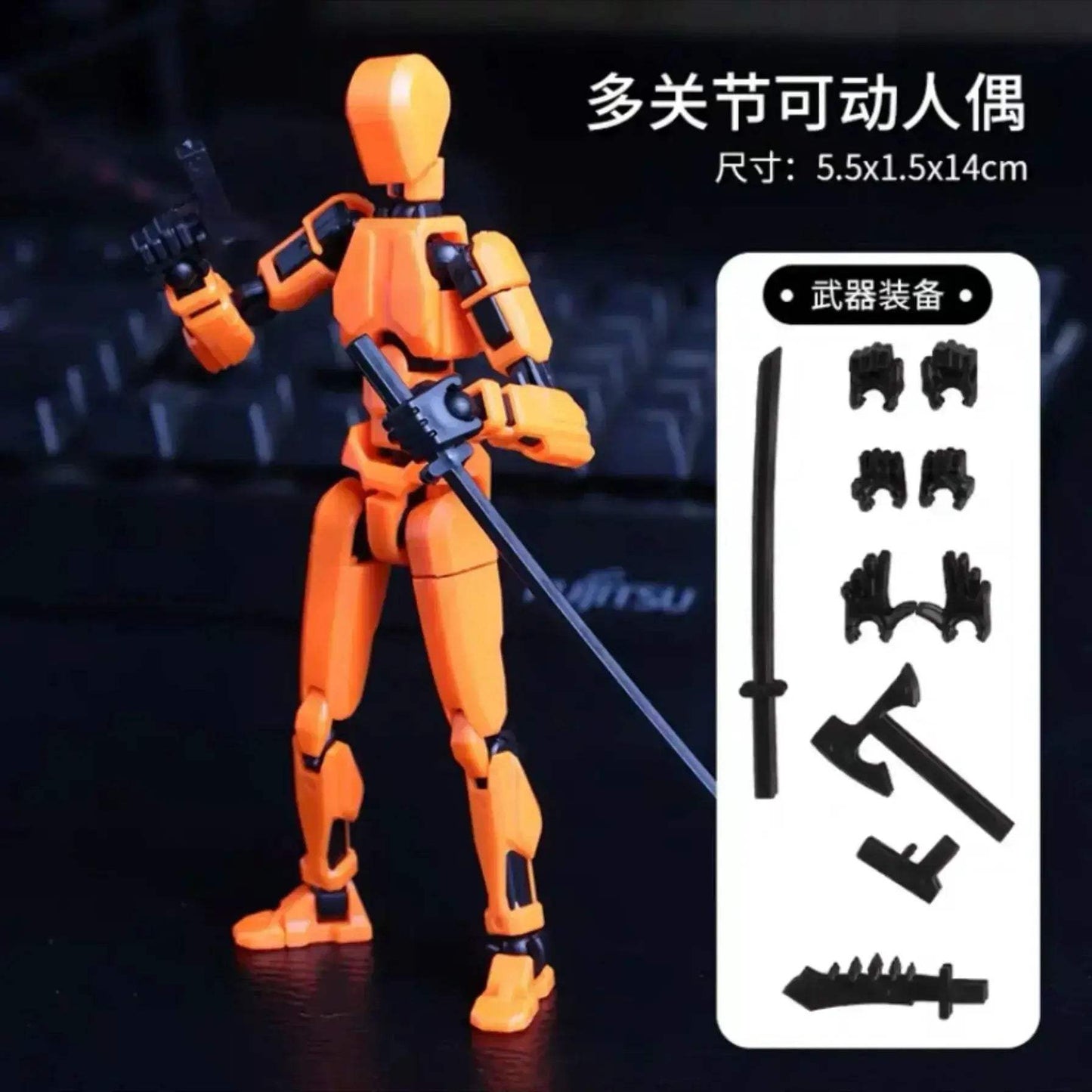 MultiJointed Action Figure Robot Shapeshift Toy For Kids - ToylandEU