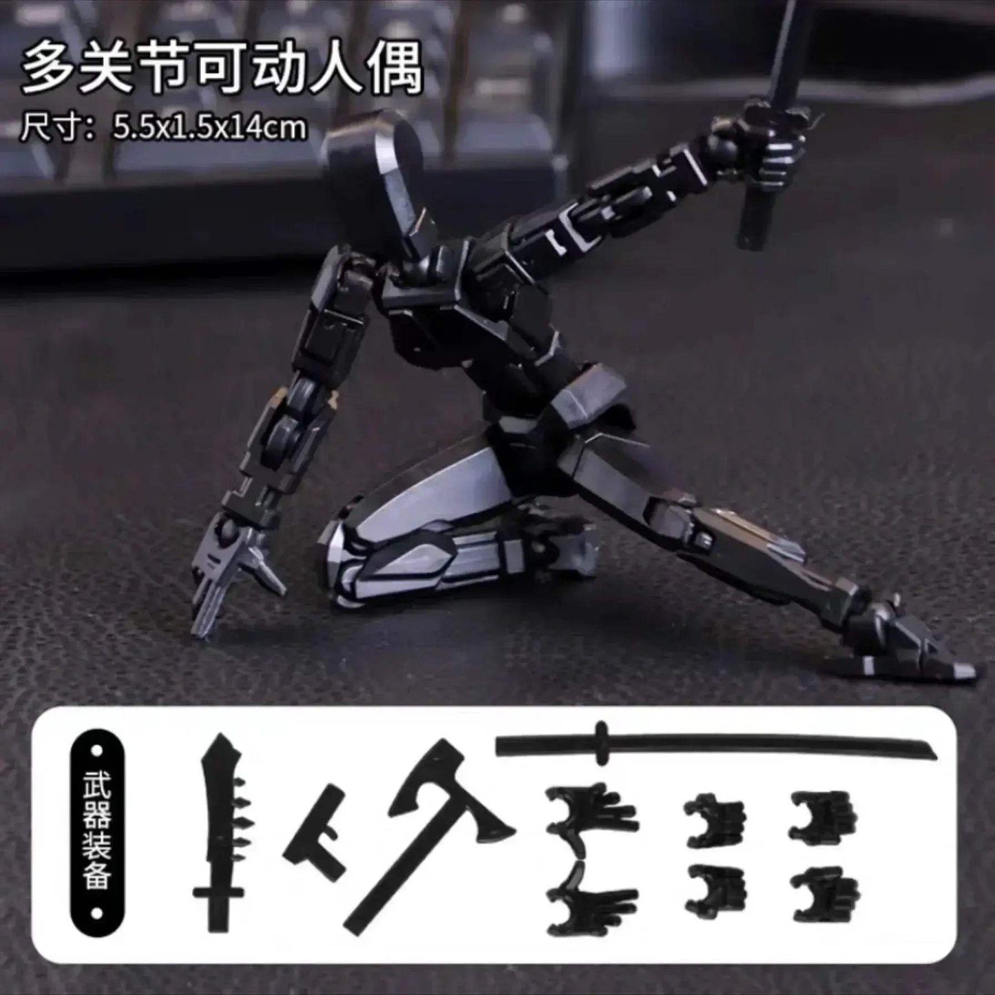 MultiJointed Action Figure Robot Shapeshift Toy For Kids - ToylandEU