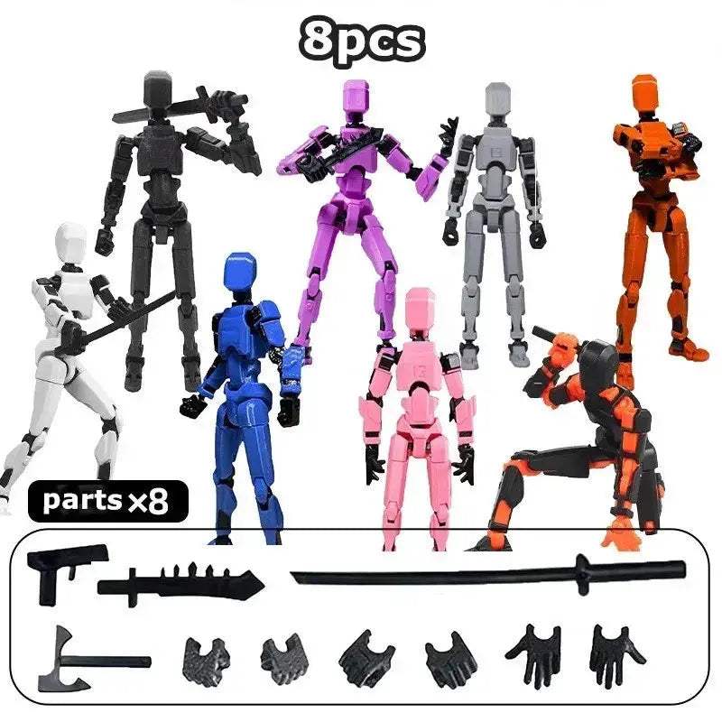 MultiJointed Action Figure Robot Shapeshift Toy For Kids - ToylandEU