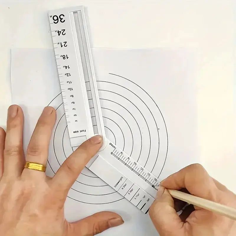 Multifunction Folding Ruler for Drawing and Measuring - ToylandEU