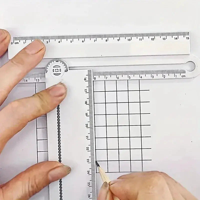 Multifunction Folding Ruler for Drawing and Measuring - ToylandEU