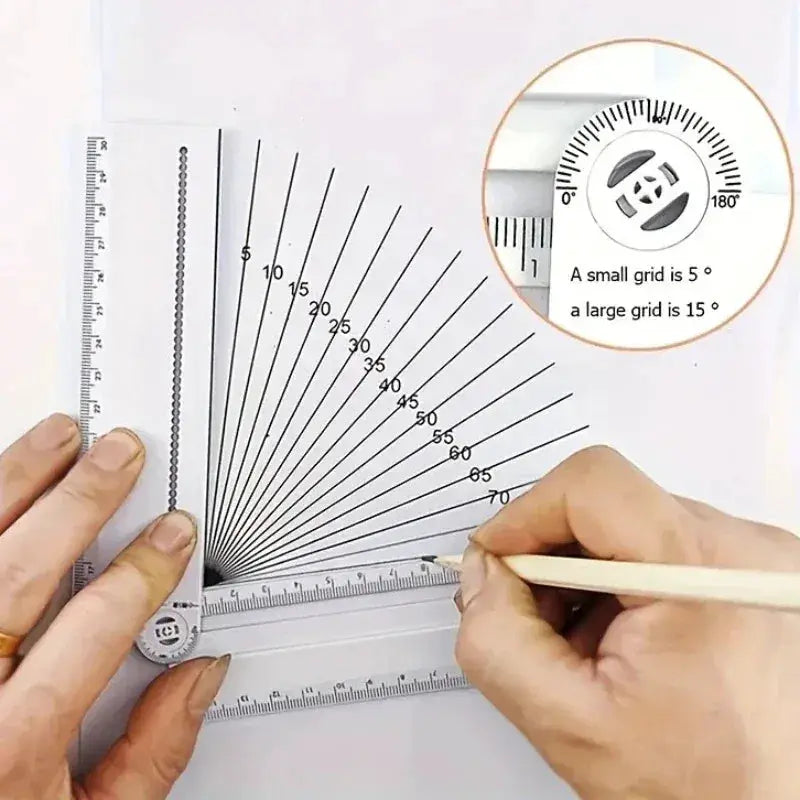 Multifunction Folding Ruler for Drawing and Measuring - ToylandEU