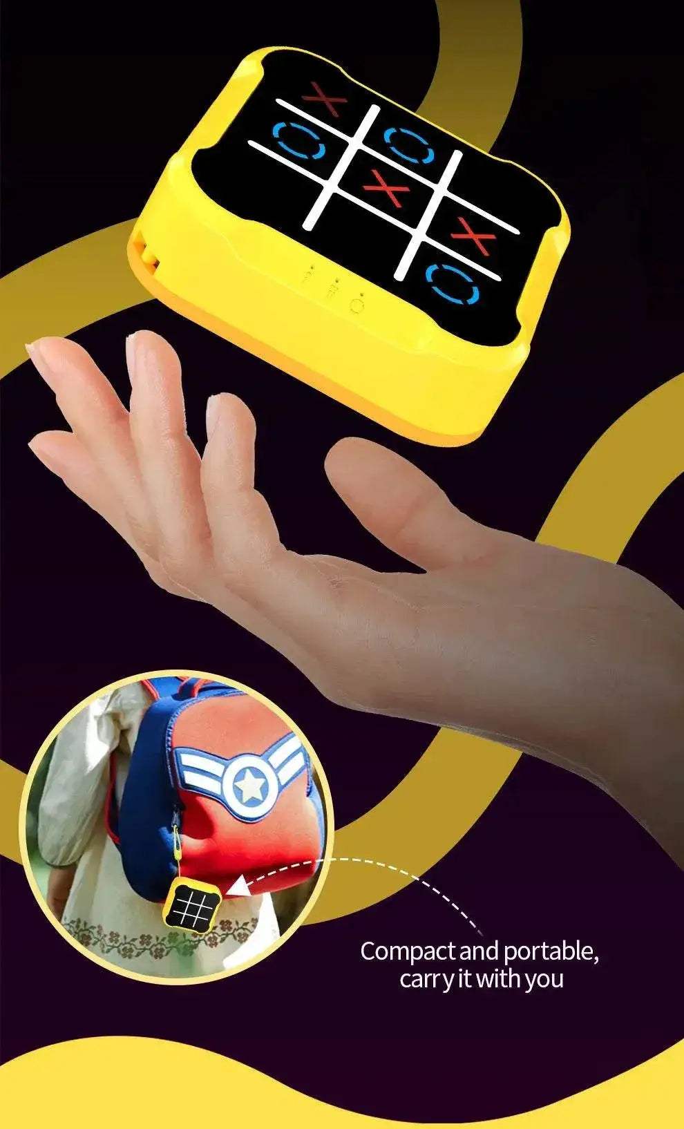  Multifunctional Electronic Tic-Tac-Toe Board Games Set -  ToylandEU™