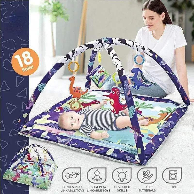 Multifunctional Fitness Frame For Children Educational Mat Crawling Blanket Infant Play Rug Kids Activity Mat Gym Baby Toys Gift - ToylandEU