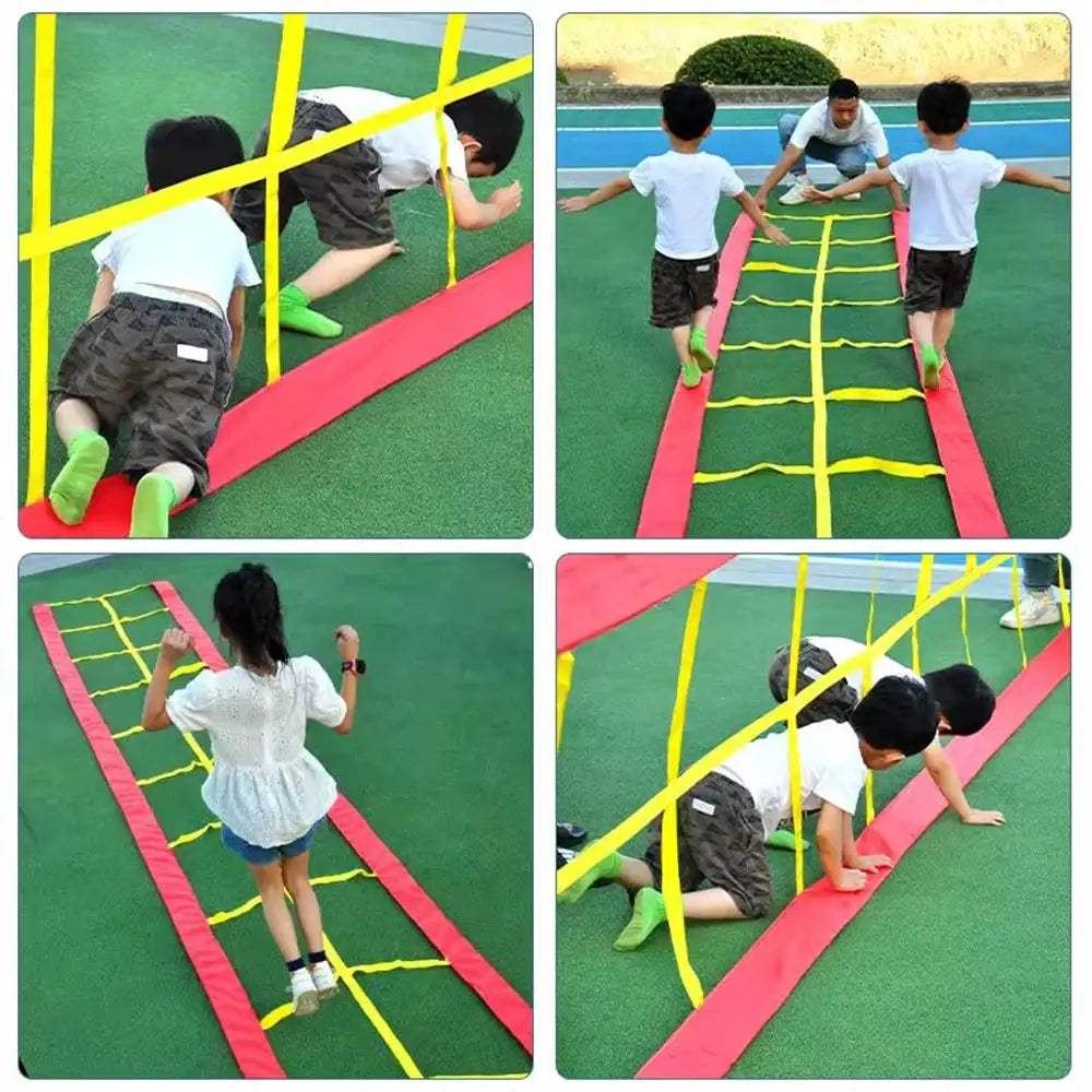 Multifunctional Kids Climbing Ladder Sensory Play Grid - ToylandEU