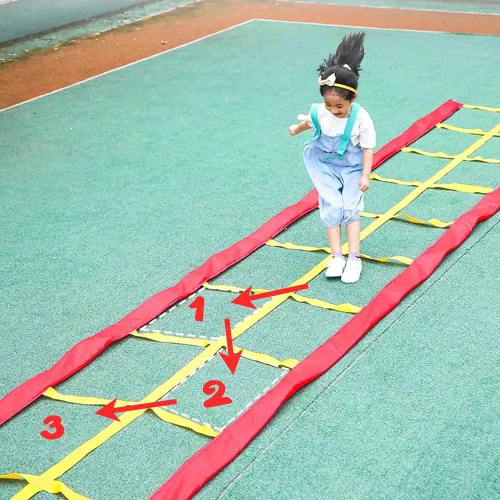 Multifunctional Kids Climbing Ladder Sensory Play Grid - ToylandEU