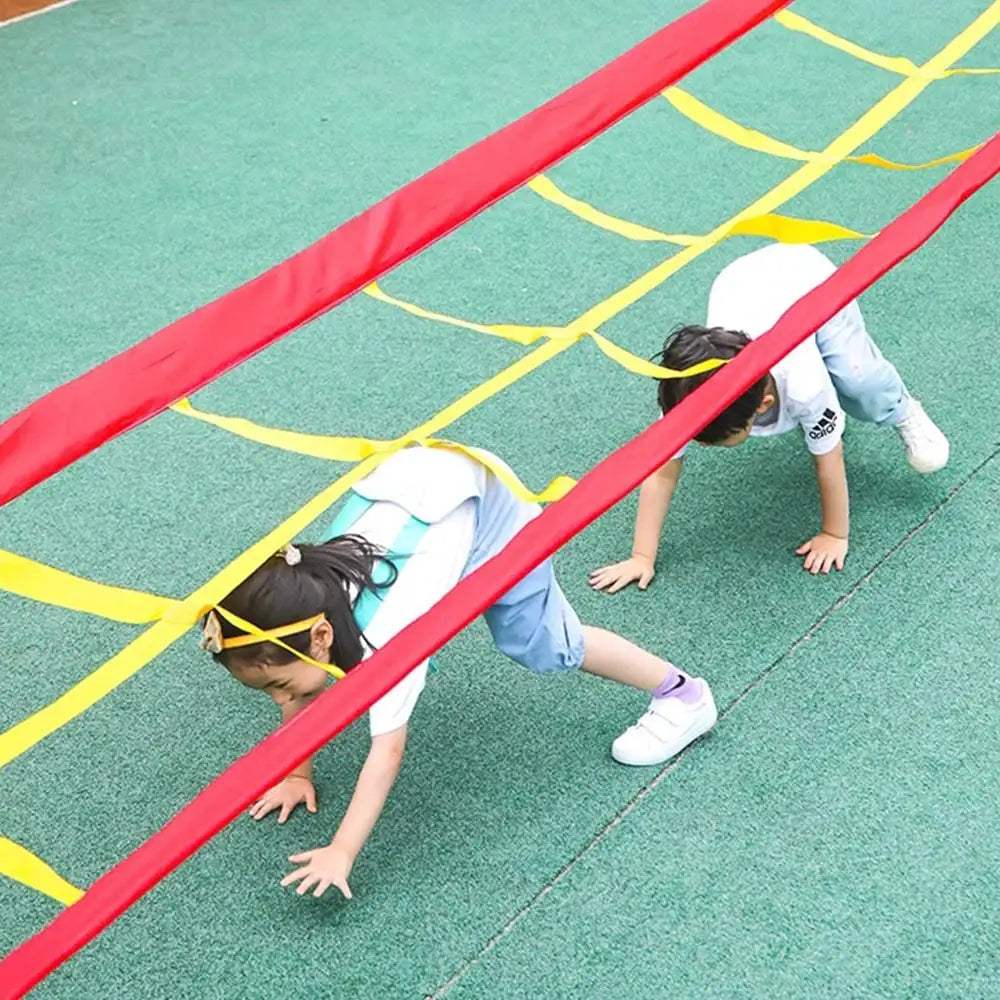 Multifunctional Kids Climbing Ladder Sensory Play Grid - ToylandEU