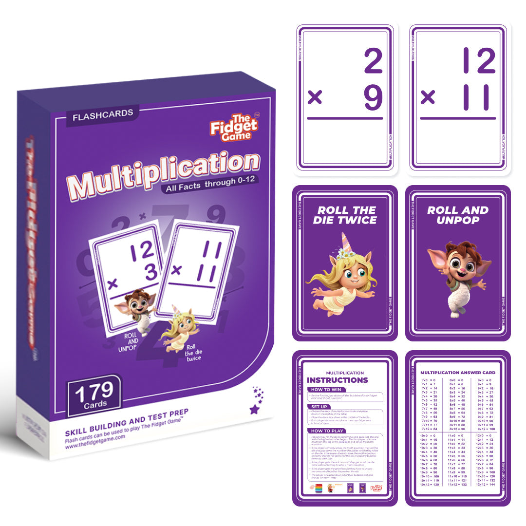 Multiplication Cards | All Facts 0-12 | Toylandeu™