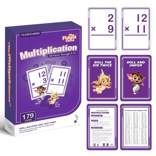  Multiplication Cards Colorful For All Facts 0 To 12 -  ToylandEU™