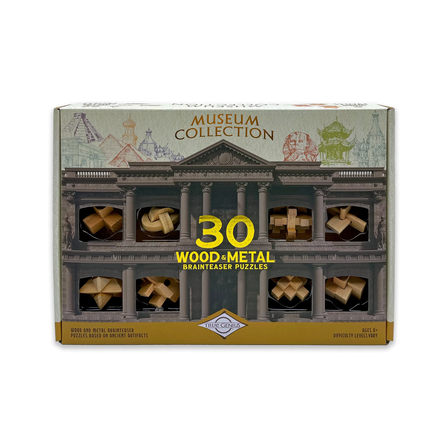 Museum Collection - 30 Wood and Metal Puzzles - ToylandEU