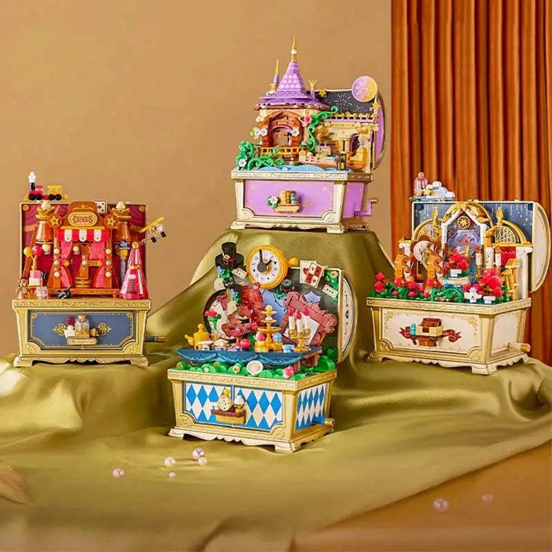  Music Box Building Blocks Princess Town Set For Kids -  ToylandEU™