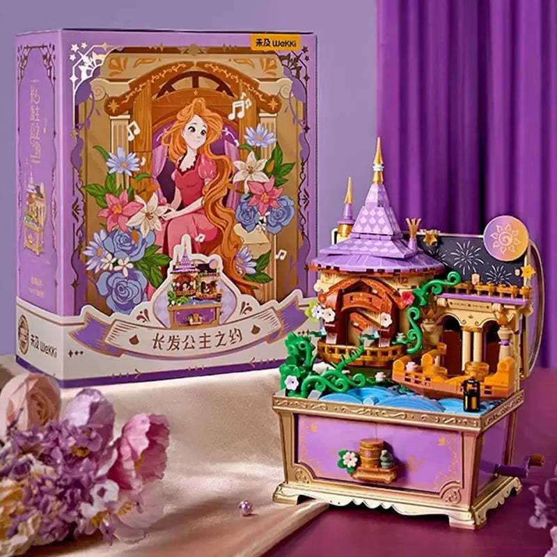  Music Box Building Blocks Princess Town Set For Kids -  ToylandEU™