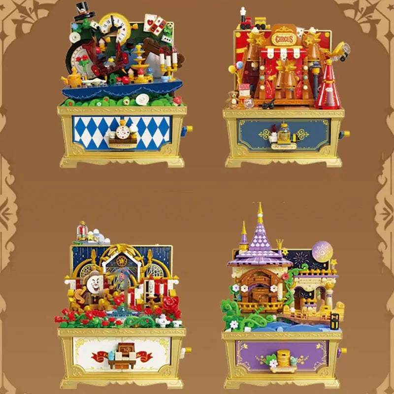  Music Box Building Blocks Princess Town Set For Kids -  ToylandEU™