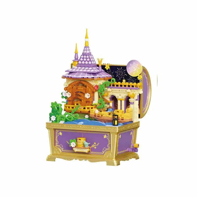  Music Box Building Blocks Princess Town Set For Kids -  ToylandEU™