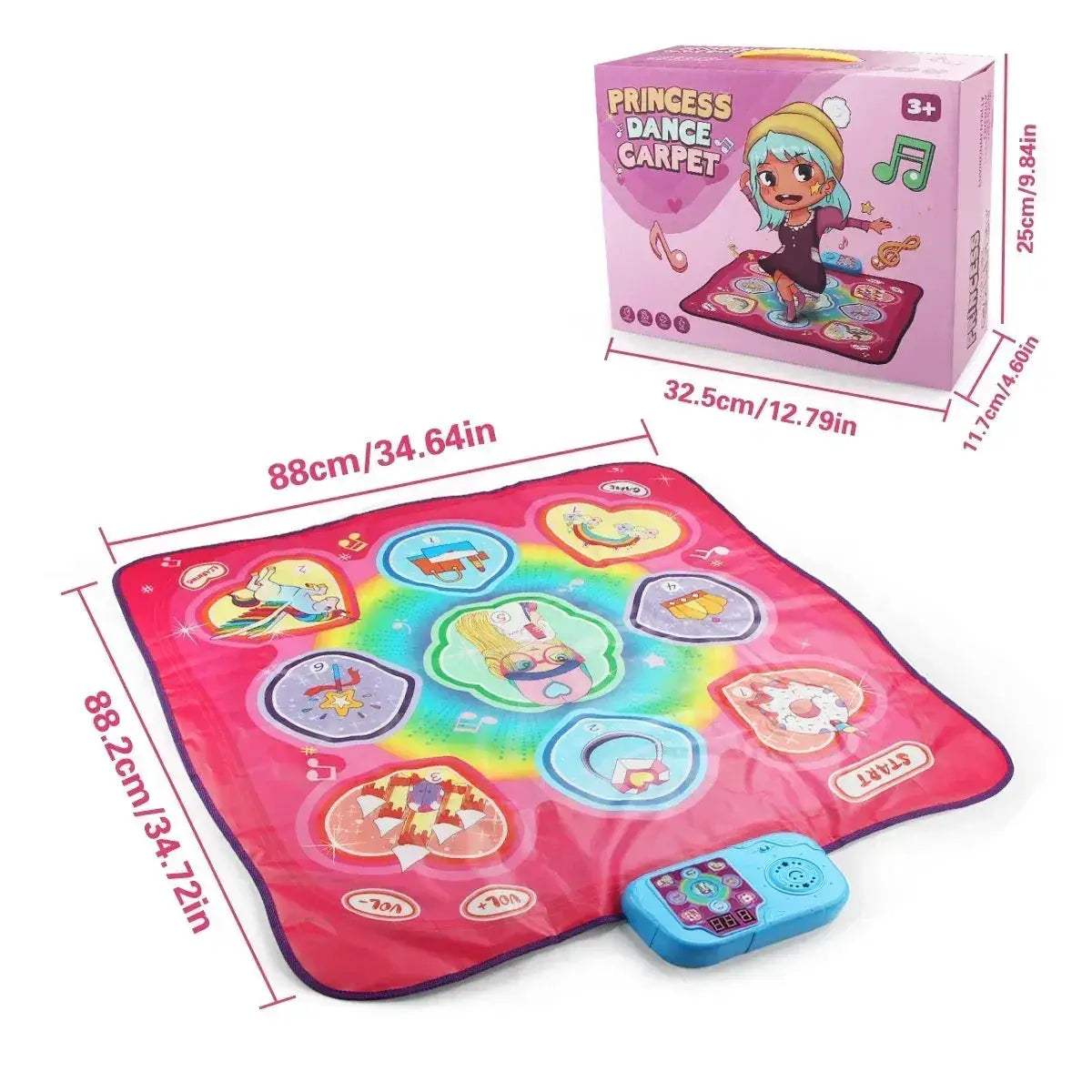 Music Play Mat With Lights Keyboard For Kids Educational - ToylandEU