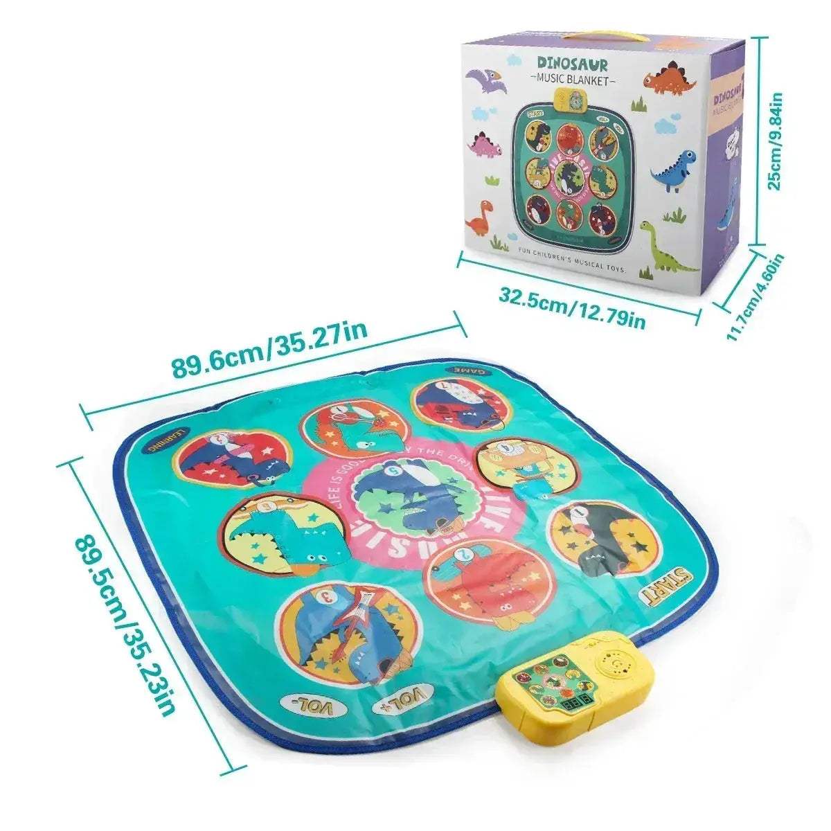 Music Play Mat With Lights Keyboard For Kids Educational - ToylandEU