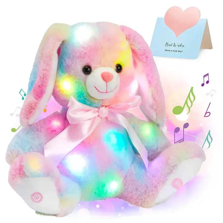 Musical LED Plush Toy Pillow For Kids Bedroom Decor - ToylandEU