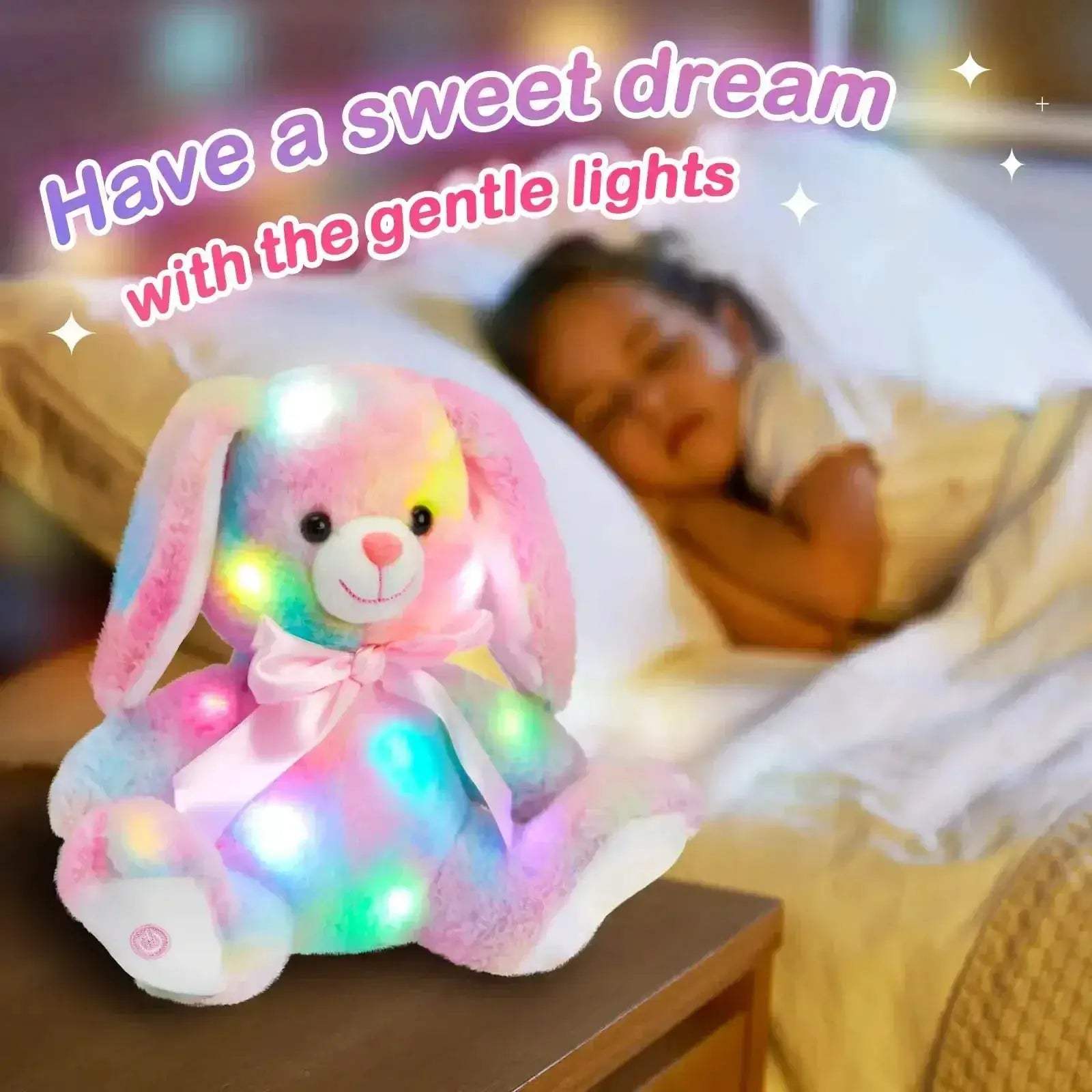 Musical LED Plush Toy Pillow For Kids Bedroom Decor - ToylandEU