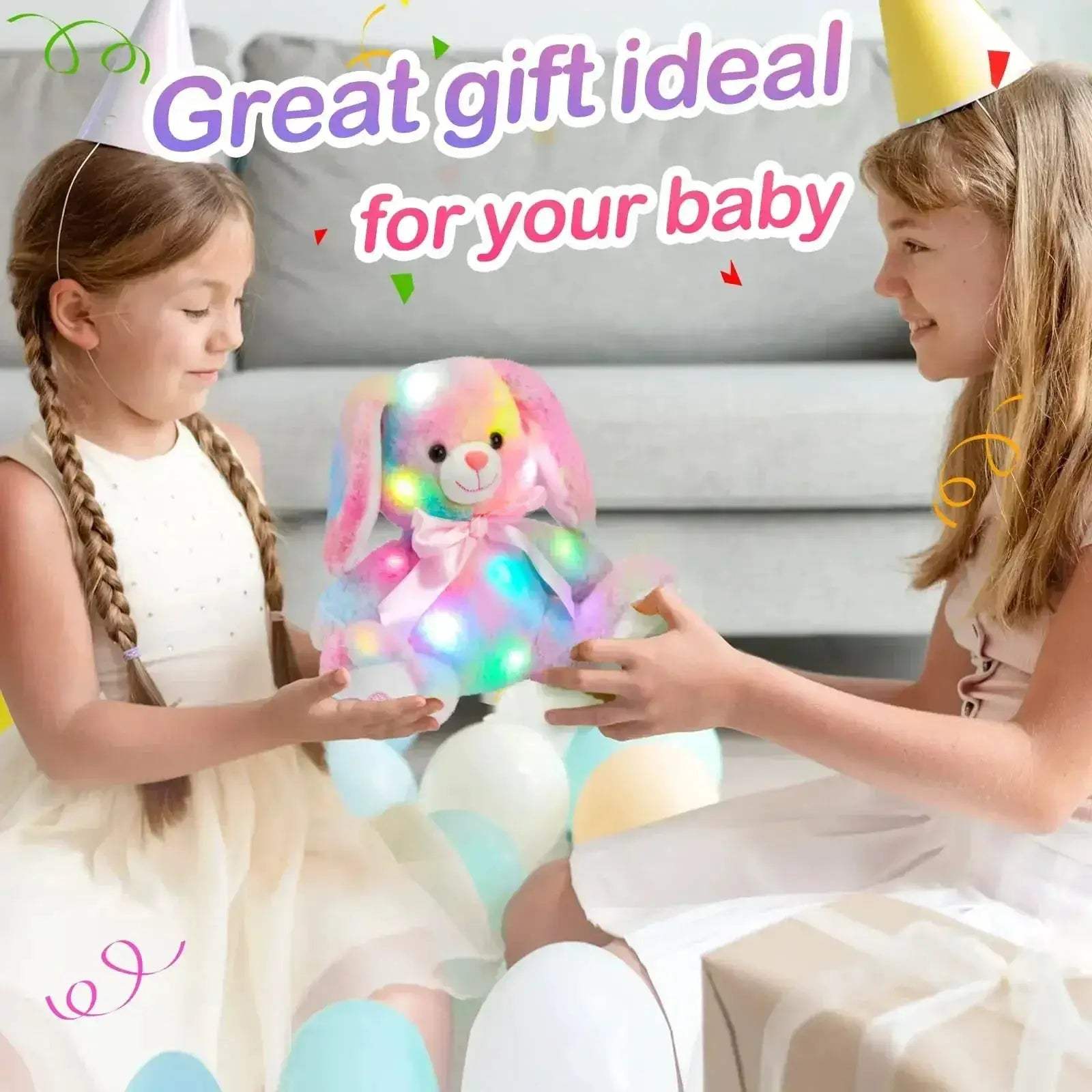 Musical LED Plush Toy Pillow For Kids Bedroom Decor - ToylandEU