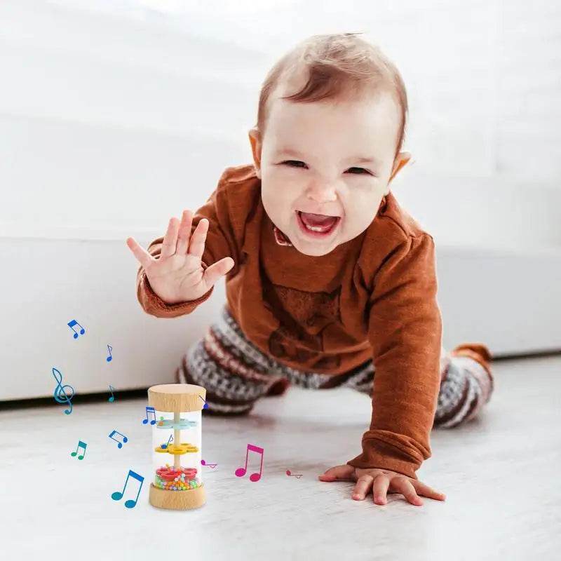 Musical Rain Stick Rattle: Sensory Development Toy for Babies - ToylandEU