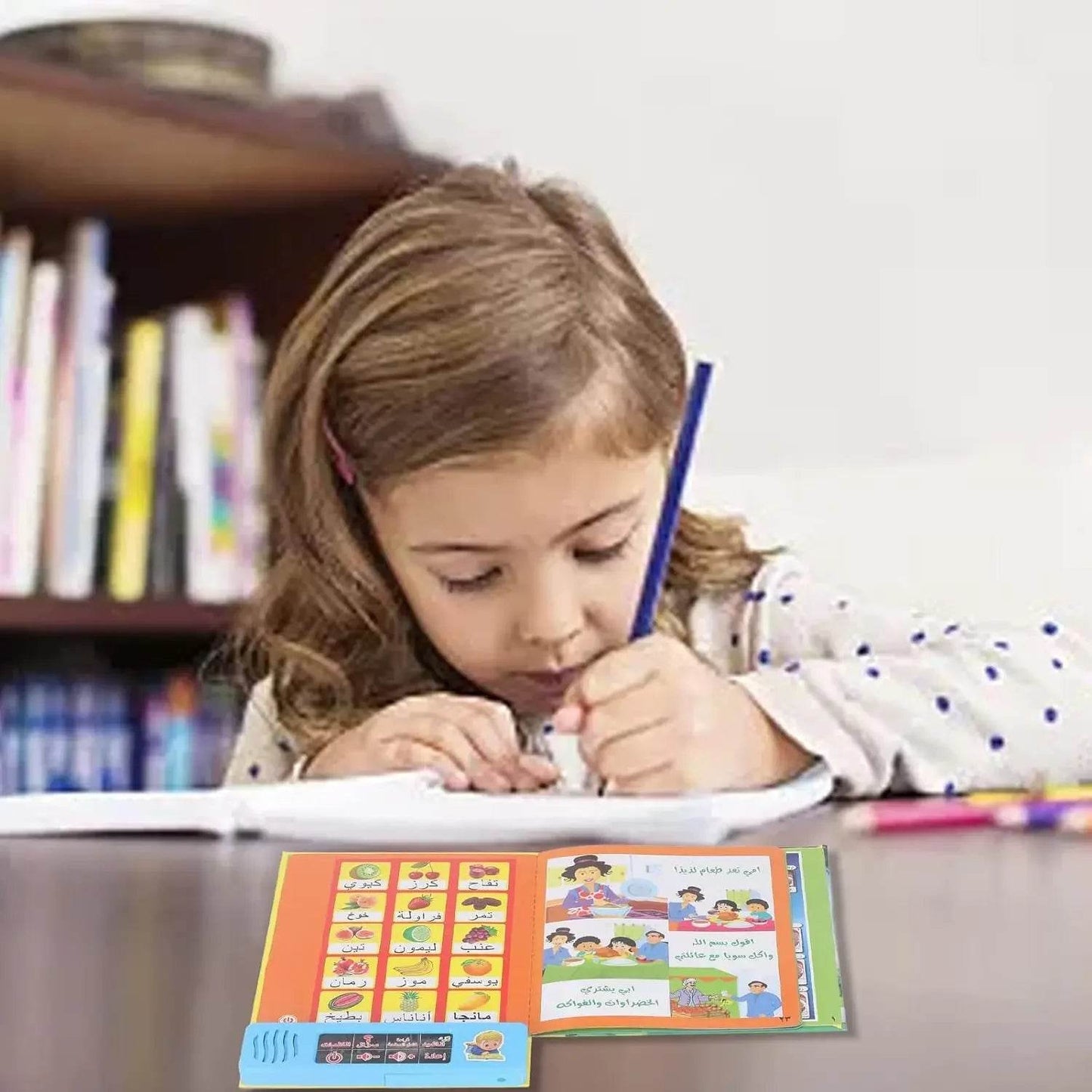 Muslim Kids Arabic Sound Book Clear Pictures Letters Words Learning Educational Electronic Sound Book - ToylandEU