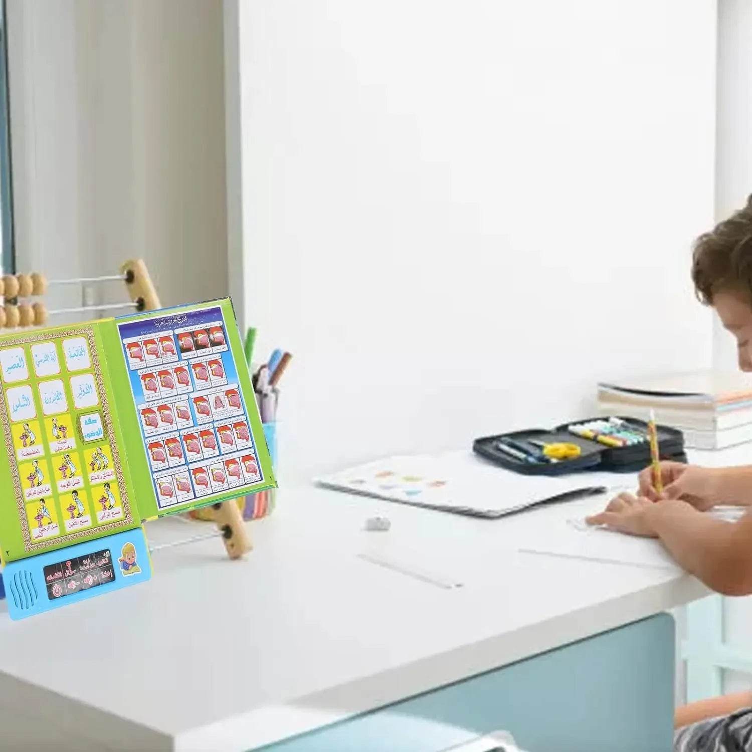 Muslim Kids Arabic Sound Book Clear Pictures Letters Words Learning Educational Electronic Sound Book - ToylandEU