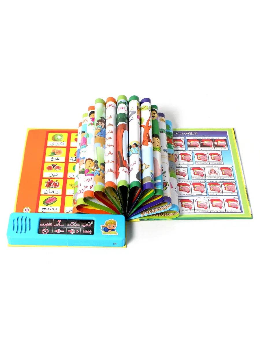 Muslim Kids Arabic Sound Book Clear Pictures Letters Words Learning Educational Electronic Sound Book - ToylandEU